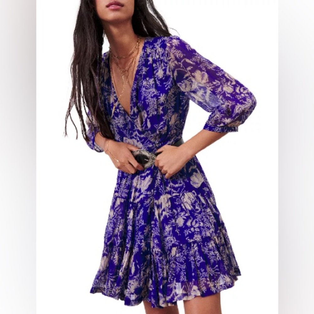 EUC ba&sh Ulia crossover dress
